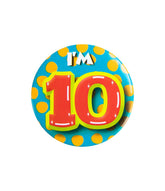 Button 10 Jaar 5,5cm